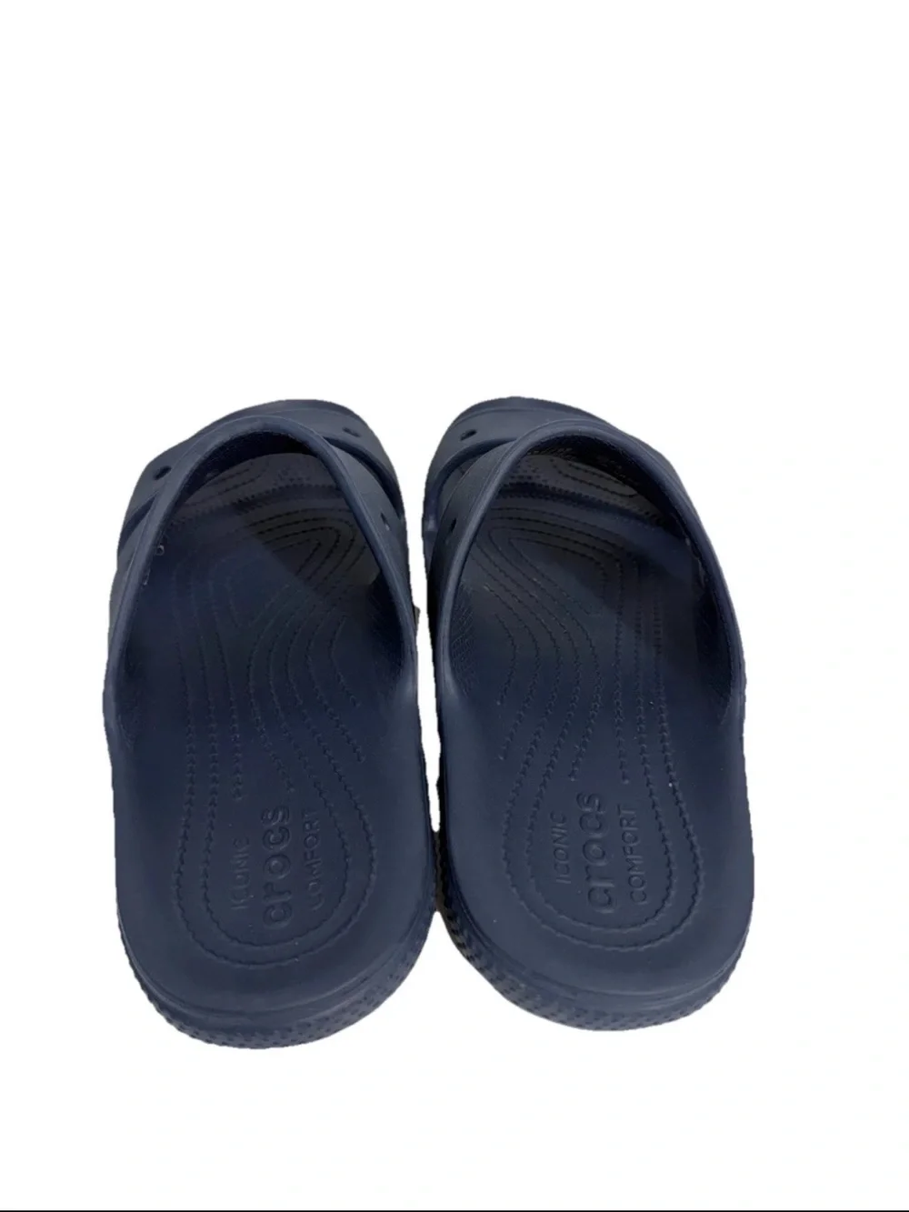 Crocs Unisex Classic Comfort Sandal Navy Men's 10 Women's 12  206761-410